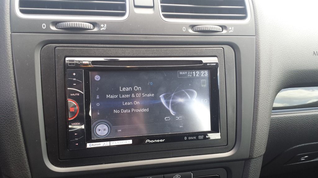 Pioneer avhx2600bt with mkvi install kit VW Vortex Volkswagen Forum